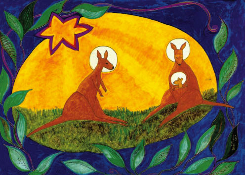 Kangaroo Christmas (code 5754)