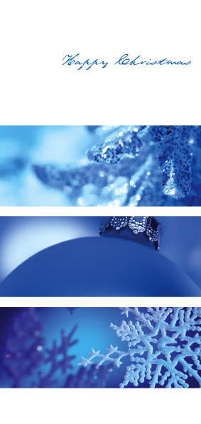 Christmas Objects - blue (code 8649)