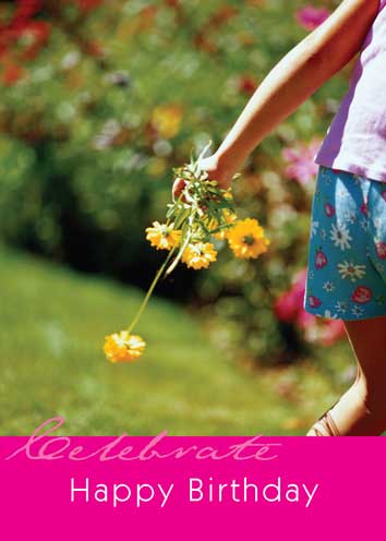 BC16 - Girl With Flowers