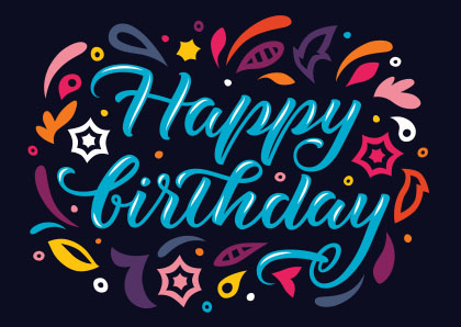 BC53 - Colourful Birthday Patterns