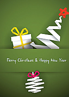 Cartoon Christmas Green (3004)