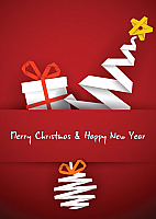 Cartoon Christmas Red (3008)