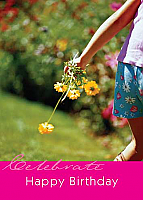 BC16 - Girl With Flowers